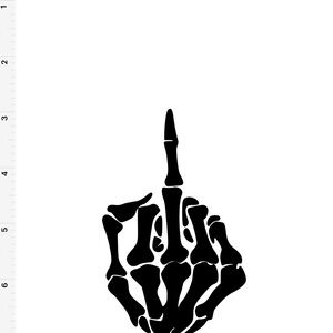 Skeleton Hand Graphic Decal